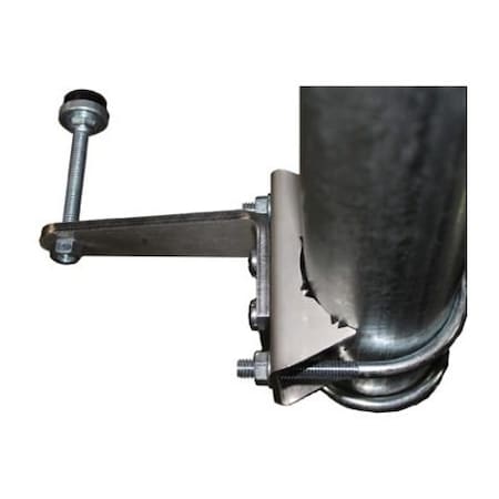 Lockey Gate Stop For Chain Link Gates U-Bolt Size 4 GSLINX4